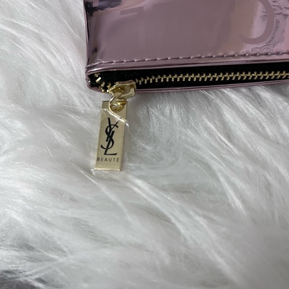 YSL Metallic Pink Cosmetic Bag - Picture 4 of 8